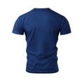 thumbnail image 5 of Dwellite Men's Swim Shirts, Sun Short Sleeve Guard, Quick Dry Crew Neck T-Shirt for Fishing and Surfing Navy M, 5 of 5
