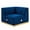 Gold Navy, variant on Conjure Channel Tufted Performance Velvet Right Corner Chair