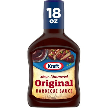 Kraft Original Slow-Simmered Barbecue BBQ Sauce, 18 oz Bottle