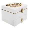 thumbnail image 1 of Caja de música, organizador de almacenamiento de joyas de música de bailarina giratoria clásica, regalo de boda diseñado con precisión, 1 of 8