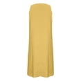 thumbnail image 4 of Fesfesfes Women Dress Cotton And Linen Crewneck Loose Sleeveless Solid Mini Dress Tops on, 4 of 7