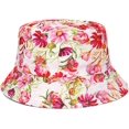 thumbnail image 6 of CoCopeaunts Reversible Bucket Hat Women's Summer Cotton Comfort Quick Dry Beach Cap Floral Double Sided Wear Fisherman Hat, 6 of 8