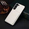 thumbnail image 7 of Allytech Slim Case Compatible with Samsung Galaxy S23 FE, Crocodile Print PU Leather Magnetic Hidden Card Holder Kickstand Shockproof Full Body Protective Wallet Case for Women Men, White, 7 of 7