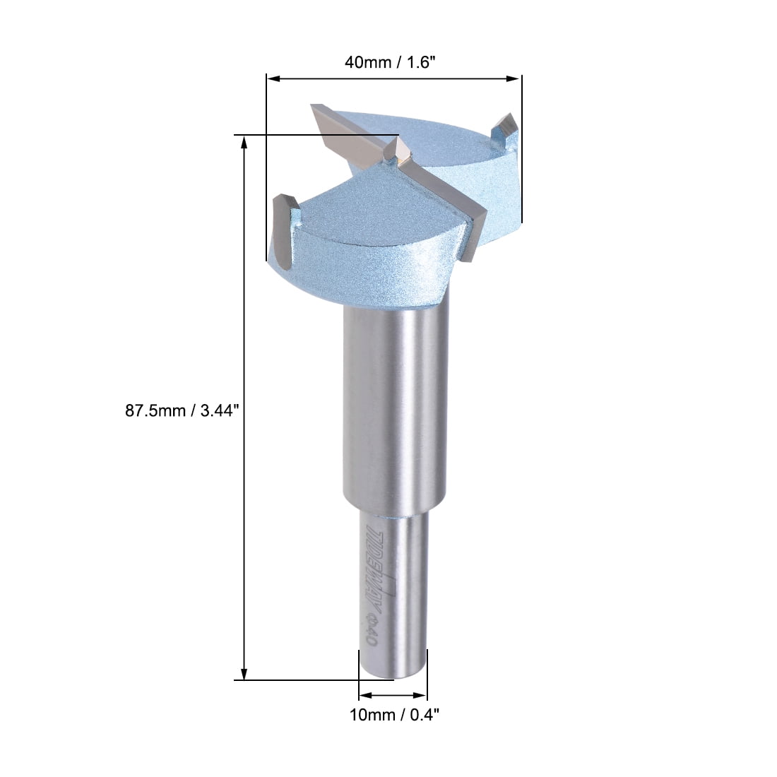 Forstner Drill Bit 40mm Diameter 10mm x 30mm Shank