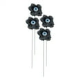 thumbnail image 2 of Halloween Flowers with Eyes Decorations, 4pcs Black Roses with Eyeballs, Artificial Flowers with Stem Bouquets Arrangements for Pot Garland Party Decor, 2 of 5