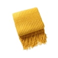 thumbnail image 2 of Inteprter Manta para sofá, mantas suaves y cómodas, cama, silla, colcha para dormir, chal, decoración, accesorio, hogar, dormitorio, oficina Juegos de cama Amarillo 130x220cm, 2 of 6