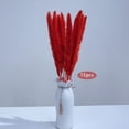 thumbnail image 4 of 15 piezas de flores secas para arreglo floral en jarrón, ramo para decoración de bodas estilo boho. Rojo, 4 of 6