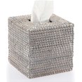 thumbnail image 1 of Rattan Square Tissue Cover Holder Decoration Tissue Organizer Box Cube Tissue Paper Holder, 1 of 4