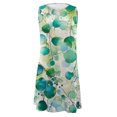 thumbnail image 4 of Puntoco Vestido Sin Mangas Estampado De Verano Para Mujer Falda Vestido De Cuello Redondo De Manga Corta Verde S,Regalos Para Mujer Joven, 4 of 5