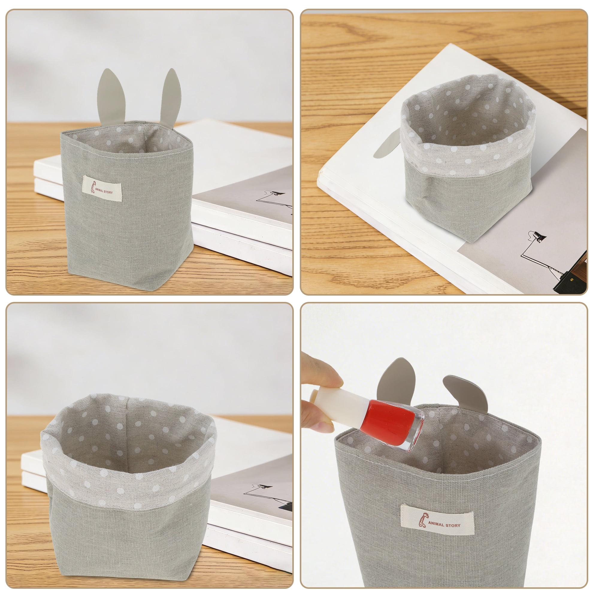 Unique Bargains Durable Simple Reusable Convenient Hanging Storage Bags 1 Pc Gray