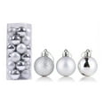 thumbnail image 1 of 24Pcs Christmas Ball Delicate Reusable High Gloss  Tree Decor Ball Pendant Home Decor, 1 of 9