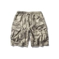 thumbnail image 2 of Camo Cargo Pants for Men Loose Fit Elastic Waist Shorts Summer Breathable Comfortable Casual Shorts Camouflage XL, 2 of 6