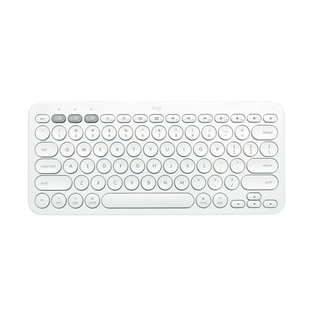Logitech K380 Multi-Device Bluetooth Keyboard for Mac with Compact Slim Profile, Off-White