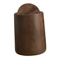 thumbnail image 4 of Bote de Basura Redondo, Bote de Basura doméstico de Grano de Madera Moderno y Redondo Interior extraíble, Bote de Basura para Oficina y Dormitorio 250 mm x 310 mm, 4 of 8