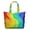 Colorful Tie Dye Pattern-3, variant on Colorful Tie Dye Pattern Large Weekend Travel Bag, Canvas Overnight Shoulder Bag with Zipper & Pockets, Heavy Duty Canvas for Travel Work School,22” X 12" X 18"