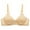 Beige, variant on LYEAA No Wire Bras for Women Soft Cotton Push up Everyday Bras Wireless Support Solid Lightly Lined Lift Sleep Bras Comfortable Wirefree Breathable Shaping Daily Bralette Red M