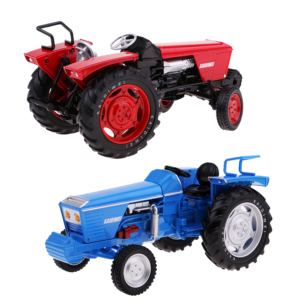 1:18 Blue Alloy Tractor Vehicle Toy for Home Table Decoration toy for kids Gift - image 5 of 6