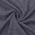 thumbnail image 4 of QUINDOS Womens T Shirts Gray Summer Gym Fashion Casual Solid Vest Round-Neck Loose Sleeveless T-shirt Pullover Tops Tank Tops for Women, 4 of 6