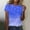 ZA-Blue-flash deals, variant on Frostluinai Casual Shirts for Women Short Sleeve Glittle Tops Crew Neck Gradient T Shirts Plus Size Sparkly Tees Summer Top for Women