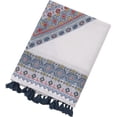 thumbnail image 3 of HSHDLDF Foulard Boho pour Femmes Légère à Imprimé Floral Foulard Automne Hiver Mode Châle à Franges, 3 of 4