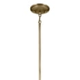 thumbnail image 3 of 43674NBR Kichler Lighting Shailene - 1 light Mini Pendant - 4.25 inches wide-Natural Brass Finish    -Traditional Installation, 3 of 7