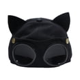 thumbnail image 4 of Gafas de sol Gorra de béisbol Máscara de hip hop Sombrero de playa de moda Accesorios para fotos Béisbol Orejas Negras, 4 of 9