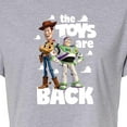 thumbnail image 3 of Toy Story - The Toys Are Back - Juniors Cropped Cotton Blend T-Shirt, 3 of 5