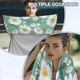 thumbnail image 6 of Kuiaobaty Daisy Print Towel Car Seat Covers with Storage Bag Sweat Absorption Car Seat Towel Cover After Gym Multi-Purpose Sweat Towels for Truck Sedan SUV, 6 of 7