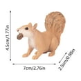 thumbnail image 3 of Lifelike Squirrel Statue - Adorable Garden Ornament for Home or Decoration Cute Desktop for Any Space, 3 of 6
