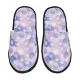 thumbnail image 1 of Balery Winter With Snowflakes Pantuflas de Casa de Felpa Silenciosas con Diseño Estampado, Zapatillas Cómodas Antideslizantes de Algodón para Interior-Large, 1 of 8