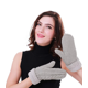 thumbnail image 1 of Guantes cálidos de lana de cordero de doble capa gruesa de terciopelo más guantes de lana de cordero 1 par de gris claro ShuxiuWang 8390611674151, 1 of 1