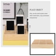 thumbnail image 3 of Organizador de teléfonos móviles de oficina, caja de madera multirejilla temporal, organizador de escritorio para teléfonos móviles para la escuela, el aula y la oficina., 3 of 8