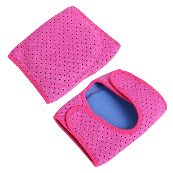 Sports Knee Pads, Elasticity Kids Elbow Guards For Dancing For Volleyball For Yoga Rose Red,Black