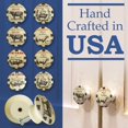 thumbnail image 4 of Twisted R Design Retro Kitchen Cabinet Knobs, Black Check Animal Drawer Pulls, Rustic Tan Cabinet Handles, Set of 8 Dresser Knobs for Closet & Doors, Bathroom, Bedroom or Drawer Knobs, 4 of 4