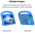 thumbnail image 6 of Lightweight Portable Case for iPad Mini 7 (A17 Pro) 2024 / iPad Mini 6 2021 Letter Pattern Kids Shockproof Cover with Pencil Holder and Shoulder Strap, 6 of 9