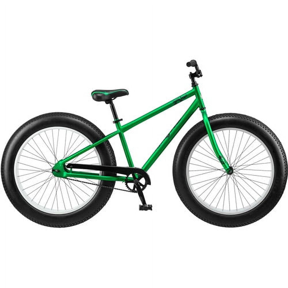 mongoose fat tire bike green