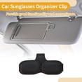 thumbnail image 3 of Clip para gafas de sol de coche Unique Bargains, soporte universal para parasol, cuero PU, 1 Pc, 3 of 7