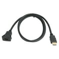 thumbnail image 4 of Cable de extensión de interfaz multimedia de alta definición de 3 pies Cable de extensión de montaje empotrado en tablero para automóvil, motocicleta y barco, 4 of 12