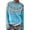 336#Sky Blue, variant on Women's Vintage Argyle Striped Knitted Sweaters Loose Long Sleeve Crewneck Pullover Casual Fall Winter Daily Tops Saffron XL