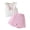 .Pink, variant on Agkizg Kids Girls Clothing Set Solid 2 Piece Outfit Sleeveless Tank Top Plaid Shorts Set