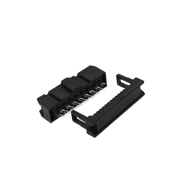 20 Connettori Femmina FC-16P A Passo 2,54 Mm Per Cavo Piatto ISP JTAG - Uxcell