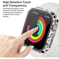 thumbnail image 2 of 14 Pack Case for Apple Watch Series 8 & Series 7 45mm with Tempered Glass Screen Protector, PC Hard Ultra-Thin Scratch Resistant Bumper Protective Cover for iWatch Series 8&7 45mm Accessories, 2 of 5