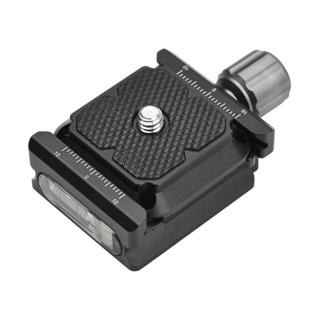 Aluminum Alloy Quick Release Plate Clamp Adapter with QR Plate