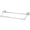 Polished Chrome, variant on Kingston Brass BA556318SN Royale 18" Dual Towel Bar, Satin Nickel