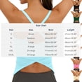 thumbnail image 5 of GigrtiJin Workout Tank Tops for Womens Athletic Backless Tight Tank Tops No Padding Cross Back Straps Running Gym Yoga Tank Tops, 5 of 5