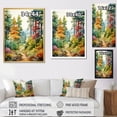thumbnail image 4 of Designart "Pine Tree Autumn Euphony III" Floral & Botanical Floater Framed Canvas Print, 4 of 7