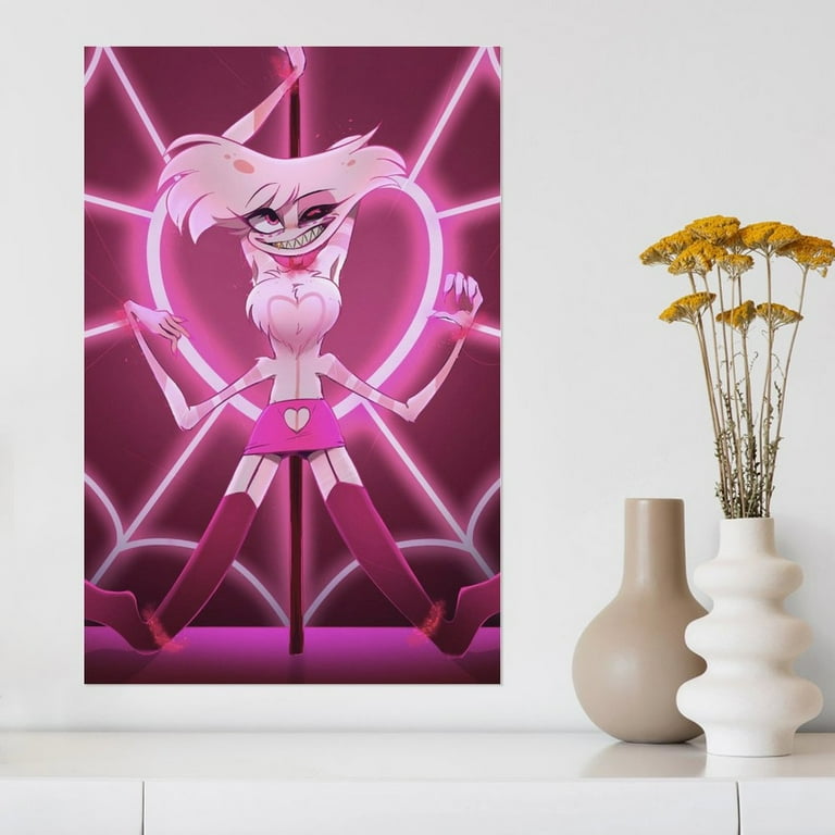 Hazbin Hotel Angel Dust Decorative Painting Canvas Wall Poster Art