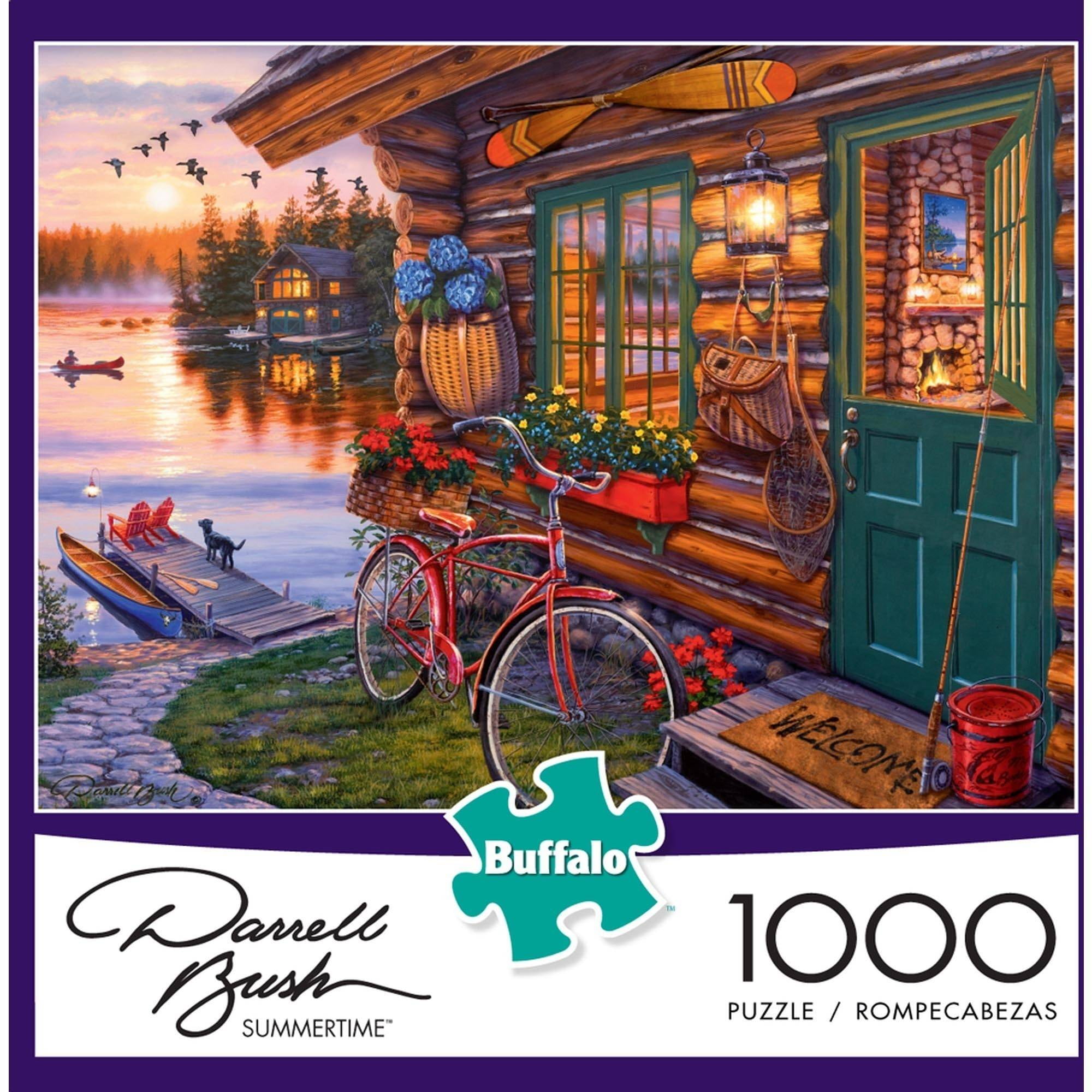 Buffalo Darrell Bush Summertime 1000 Piece Jigsaw Puzzle Walmart Com Walmart Com
