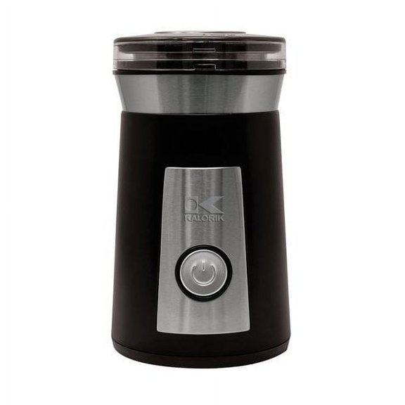 Kalorik Black/White and Stainless Steel Coffee and Herb Grinder