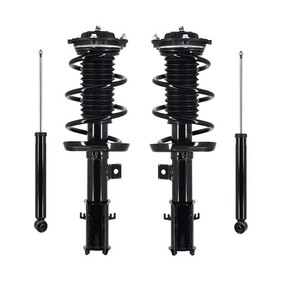Set Front Quick Complete Strut-Coil Spring-Rear Shock Absorber For 2016-2019 Chevrolet Cruze L, LS